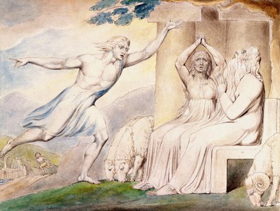 The Messengers Tell Job of His Misfortunes by William Blake